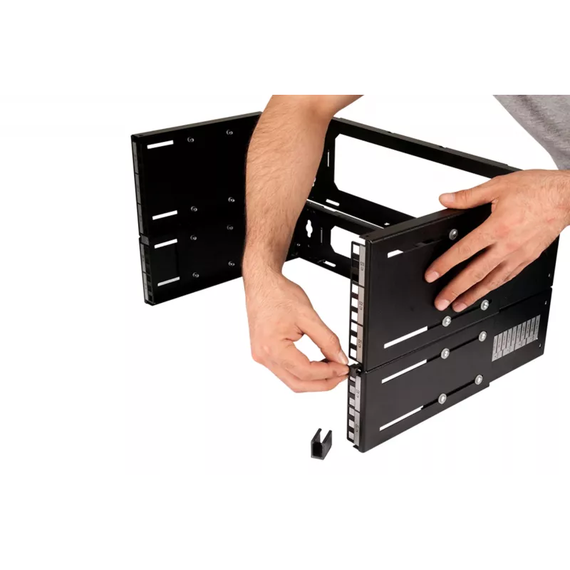Digitus DN-19 PB-4U-SW - Wandschrank - Schwarz, RAL 9005 - 8U - 48,3 cm (19) (DN-19 PB-8U-SW)