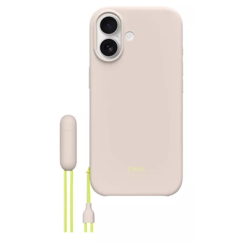 Apple Beats iPhone 17 Kickstand Case with MagSafe and Camera Control, Limestone, MGTL4LL/A