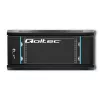 Qoltec 54461 19 inch Wall-Mount Rack Cabinet 4U 600x280x450 mm Black