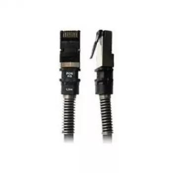PatchSee DirectPatch - Patch-Cable - RJ-45 (M) to RJ-45 (M) - 15.2 m - FTP - CAT 6a - Shielded, Halogen-Free - Black (PCI6-DPF/50)