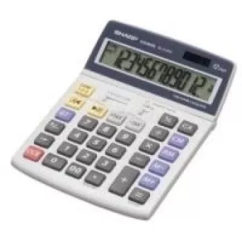Sharp EL2125C calculator Desktop Financial Black, Blue, Grey