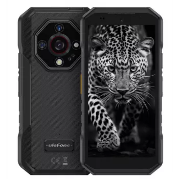 Smartphone UleFone Armor X32 — 5.65 inch (14.3 cm), Android 14, 6 GB RAM, 128 GB, 48 MP triple camera, 5500 mAh, IP68/IP69K, Dual SIM, Black