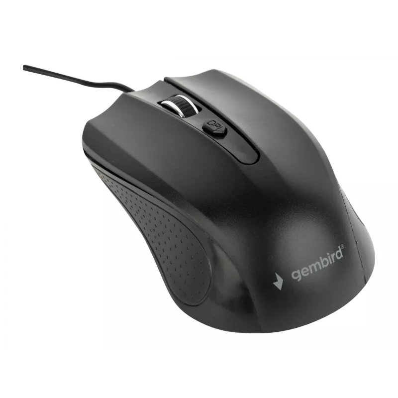 Gembird MUS-4B-01 mouse Ambidextrous USB Type-A Optical 1200 DPI