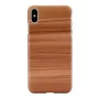 Smartphone case man and wood for iPhone XS Max — Cappuccino White