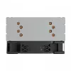 CPU air cooler SAVIO SAVGCOVORTEXX2ARGB with 4 heat pipes, 120mm ARGB fan, black