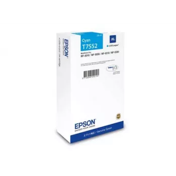 Ink cartridge Epson C13T75524N (Original, XL high-yield) Cyan for WF-8XXX series