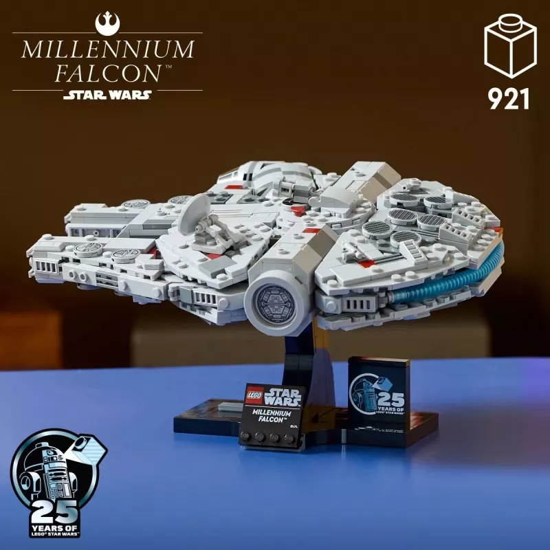 LEGO Star Wars Millennium Falcon 75375 model kit — 1351 pieces, 18+, 190×240×130 mm