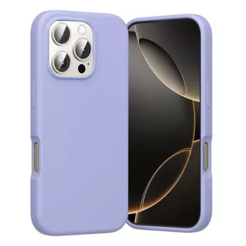 Protective MagSafe Case Vention KUHV0-30 for iPhone 16 Pro, lilac — MagSafe-compatible protective phone case