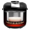 Rice cooker GASTROBACK Rice Control Low Carb & Steam, 3 L, 450 W, black/stainless steel
