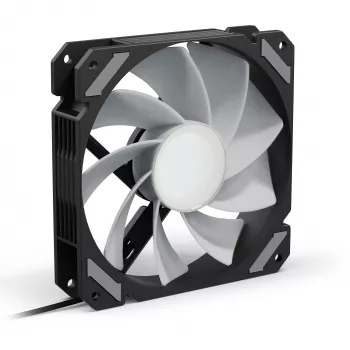 SHARKOON Shark Mirror RGB PWM Reverse 120mm ARGB Fan - Black