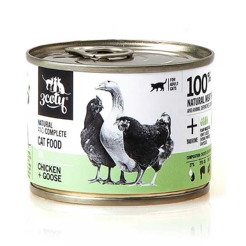 3COTY 19. Chicken and Goose - wet cat food - 180g