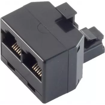 Wire connector ShiverPeaks BS71230-6 3xRJ-12 Black