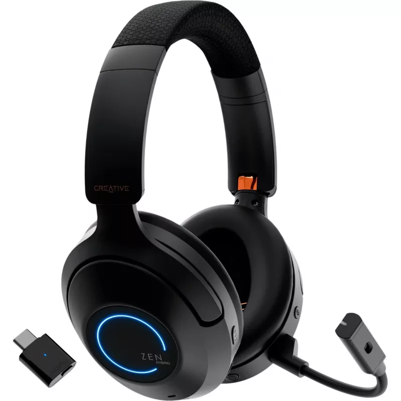 Creative 51EF1040AA001 Zen Hybrid Pro Bluetooth on-ear Headset Black