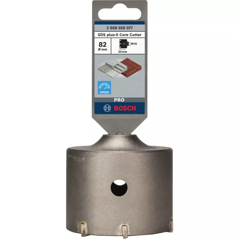 PRO SDS plus-5 Core Cutter Hollow Drill Bit, Ø 82mm