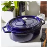Cast iron cocotte Staub 4.25 L, 29 cm, blue