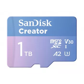 SanDisk Creator MicroSD Memory Card 1TB High Transfer Speeds up to 190 MB/s