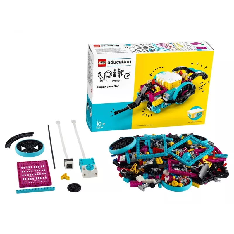 Educational robotics expansion set LEGO Education Spike Prime 45681 — 604 additional LEGO-compatible elements for classroom projects