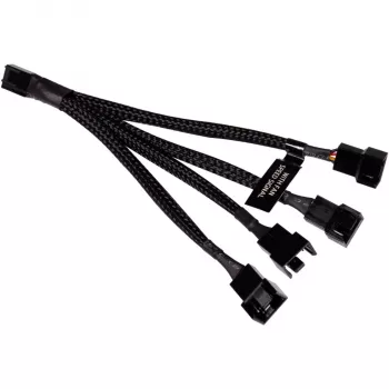 RGB splitter cable Alphacool 18682 Black Plastic 150mm