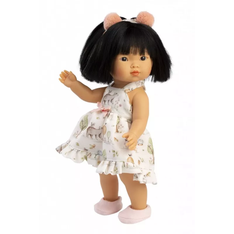 Doll 28 cm Llorens with realistic features and soft body, model 28040