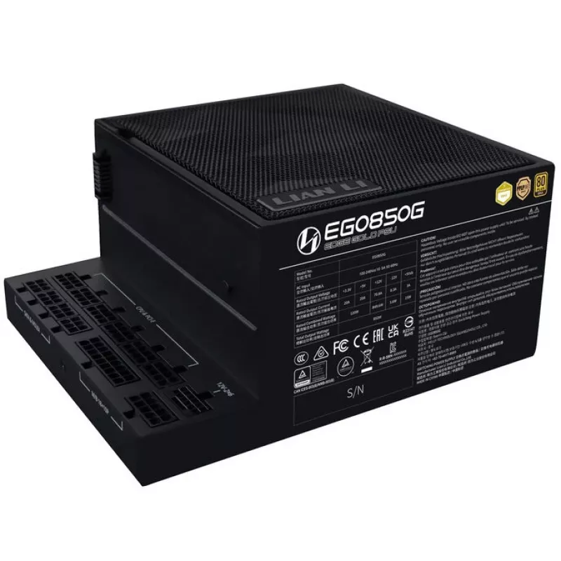 Power Supply LIAN LI EDGE GOLD 850 — 850W, 80 PLUS Gold, Active PFC