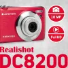 AgfaPhoto Compact Realishot DC8200 1/3.2 Compact Camera 18 MP CMOS 4896 x 3672 Pixel Red (DC8200RD)