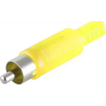 RCA Connector ShiverPeaks BS51400-Y Yellow Male