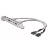 USB Slot Bracket Cable Digitus AK-300301-002-E
