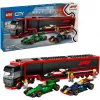 LEGO CITY 60445 F1 - Truck with RB20 & AMR24 F1 Cars