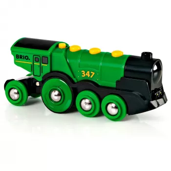 World Grüner Gustav Battery Locomotive, Toy Vehicle Green