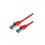 VALUE - Patch-Cable - RJ-45 (M) to RJ-45 (M) - 1.5 m - SFTP, PiMF - CAT 6a - Halogen-Free, Moulded, Snagless, Stranded - Red (21.99.1991)