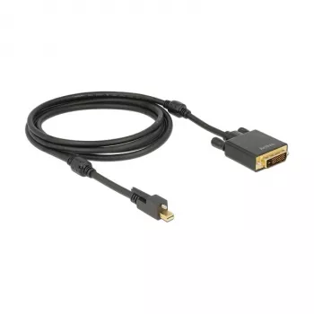 Video cable adapter DeLOCK 83726 Mini DisplayPort to DVI 2m Black