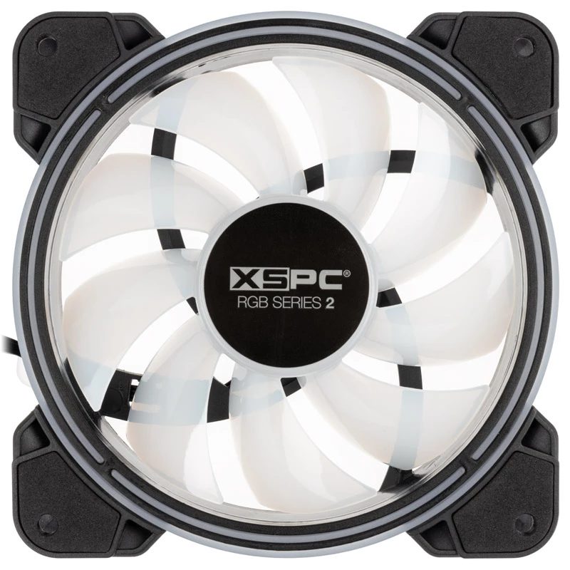 XSPC 120mm ARGB PWM Case Fan, RGB Series 2, 120 mm