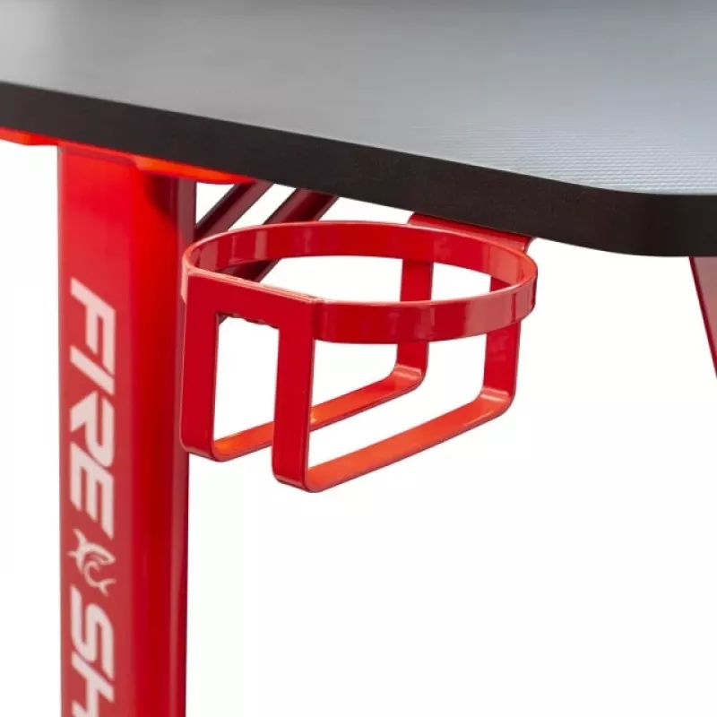 Table White Shark Fire Shadow Grey Red