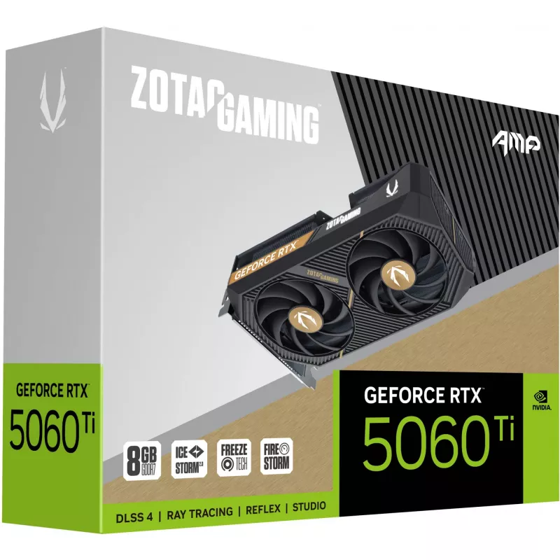 Graphics Card Zotac GAMING GeForce RTX 5060 Ti AMP