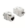 Keystone module RJ45 Cat.6A tool-free, DELOCK 90990, blue