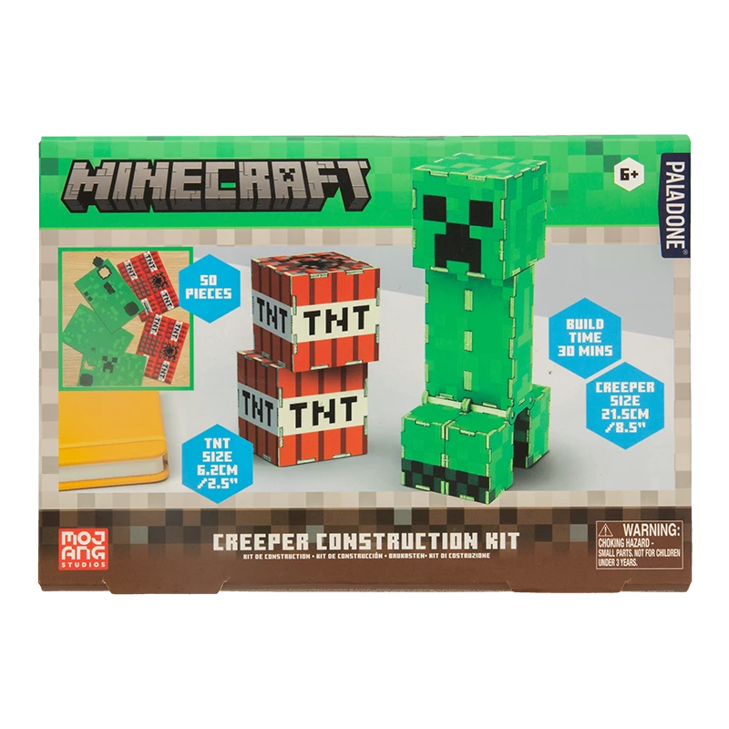 Construction kit Paladone Minecraft Creeper – buildable Creeper figure set