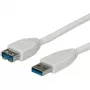 USB 3.0 Cable VALUE A - A M/F 0.8 m