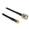 Coaxial Cable DeLOCK 89498 TNC SMA CFD200 10m Black