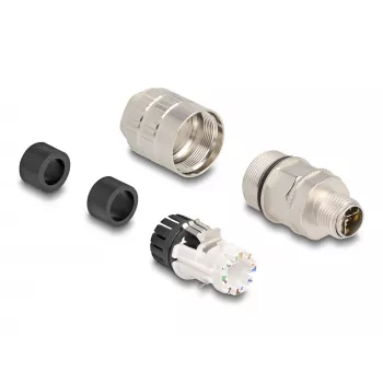 Wire Connector DeLOCK 86032 M12 LSA 2cm Silver