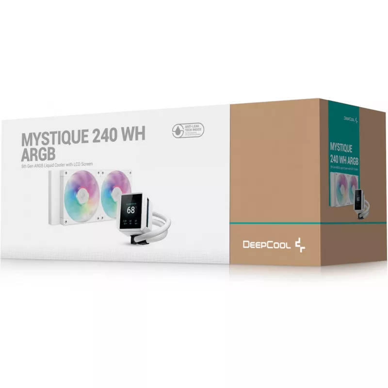 All-in-one liquid cooler DeepCool Mystique 240 WH ARGB