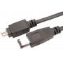 Firewire cable ShiverPeaks AK FW 6-4 3m — 4-pin to 6-pin, 3.0 m length