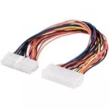 Wentronic Goobay Internal PC-Power Cable, 0.3 m - 24-pin Plug > 24-pin Coupling (93239)