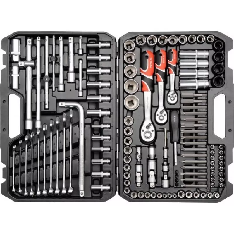 YATO WRENCH SET 1/4 , 3/8 , 1/2 128 pcs. 38872