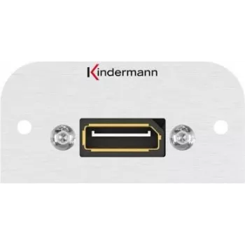 Kindermann 7441000588 Socket Outlet DisplayPort Aluminium (7441000588)