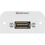 Kindermann 7441000588 Socket Outlet DisplayPort Aluminium (7441000588)