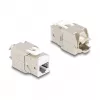 DeLOCK 88119 keystone module Flat White RJ-45 10 pcs