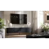 Cama 4D RTV cabinet PALAZZO BIS 201x40x60 black matt