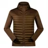 Men's Berghaus Hooded Hybrid Jacket size M brown