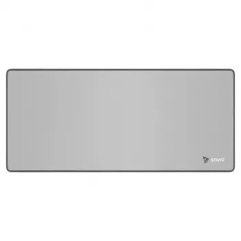 Gaming mouse pad SAVIO Turbo Dynamic XL — Grey, 900×400 mm, 3 mm thickness, stitched anti-slip fabric surface
