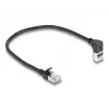 Network Cable DeLOCK RJ45 Cat.6A 0.25m Black